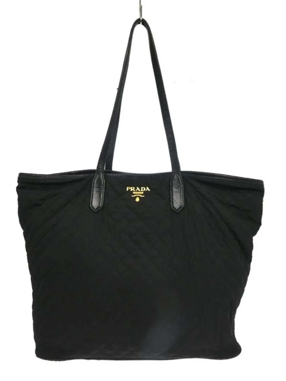 Prada Black Nylon Tote Handbag